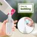 Portable Travel Hand Sanitizer Bottle with Keychain - 3 Pack for School, Travel, Picnic & Outdoor Activities - Refillable Cosmetic Liquid Container - Buy Online on GoSupps.com