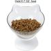 QIYADIN Tilted Raised Posture Cat Food Bowl - Anti Vomiting 15 Degree Elevated Stand (1) - Buy Online on GoSupps.com