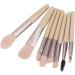 Eyeshadow Brush Makeup Brushes Set Professional Fluffy Grip Powder 8 Pieces for Women for Daily Makeup Ivory - Buy Online on GoSupps.com