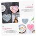 BESTonZON 8 Pcs Mold Mousse Cake Heart Keychain Chocolate Heart Firefighter Gifts Christmas Candy Heart Muffin Love Shaped Cake Mould Candy Chocolate Food Grade Silicone Halloween Jelly Bluex4pcs 17.1x15.1cmx4pcs - Buy Online on GoSupps.com