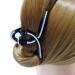 Meilliwish Long Noble Large Sparkling Black Ponytail Holder Hair Claw Clip for Women - 1 Piece (D113) | International Shipping Available - Buy Online on GoSupps.com