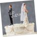 ERINGOGO 2 Pcs Love Cake Card Bride Alloy Chocolate Toothpick - Buy Online on GoSupps.com