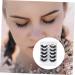 minkissy 5 Pairs Fake Eyelashes Black Trim Decked Cosmetic Lash Decors Natural Eyelashes Party Eyelashes Reusable Black Eyelashes 3d Extend Imitation European and American Miss - Buy Online on GoSupps.com