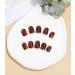 Sethexy Short Square Nails - 24Pcs Shiny Pure Color Acrylic Press on Nails for Women & Girls - International Shipping Available - Buy Online on GoSupps.com