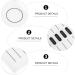 Lurrose Eyelash Extension Tray Holder - Large Glass Pallet & Glue Adhesive Holder | Perfect for Eyelash Extensions - Buy Online on GoSupps.com