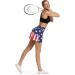 Ibeauti Women's USA Flag Tennis Skort with 3 Pockets - Medium - Buy Online on GoSupps.com