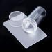 WOSO One Piece Clear Silicone Jelly Stamper With Scraper Clear Nail Art Jelly Stamper Nail Art Stamping Stamper for Manicure Tools - Buy Online on GoSupps.com