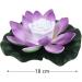 Yeehliny Floating Lotus Lights - LED Solar Water Lily Night Lamp for Pool & Garden Decoration - Waterproof Lotus Flower & Leaf Pond Lights (2 Pack) - Buy Online on GoSupps.com