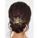 Casdre Pearl Bride Wedding Hair Comb - Crystal Rhinestone Bridal Hair Accessory for Women & Girls (Gold) - Buy Online on GoSupps.com