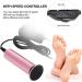Adjustable Speed Electric Foot Callus Remover with 60 Replacement Sandpaper Discs | Powerful Pedicure Electronic Foot File for Dead Dry Hard Skin Calluses | Pink - Buy Online on GoSupps.com
