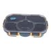 HOLIDYOYO Box Lunch Box Lunch Container Bento Tray Outdoor To Go Cont Student Food Household Pp 8Y4LZ9HMZ3013254NNCONVBL Navy 28.5X19X6.5CM