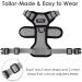 Breakproof Cat Leash Set & Adjustable Soft Kitten Vest | Reflective Stripes | Gray Small Cat Dishes | Ideal for Small Kittens - Buy Online on GoSupps.com