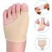 Bunion Sleeve Protector & Metatarsal Toe Pad Set - Forefoot Cushion Socks for Hallux Valgus & Toe Corrector - 1 Pair - Buy Online on GoSupps.com
