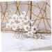 Ipetboom Bridal Comb Hair Combs Pin Wedding Hair Combs Wedding Hair Accessories Hair Deyer Wedding Hair Clip Wedding Decor Flower Hair Comb Hand Made White Pearl Hair Piece Bride - Buy Online on GoSupps.com