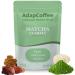 AdapCoffee Matcha Clarity Ceremonial Matcha with Adaptogenic Mushrooms Lions Mane Reishi & Maitake Natural Energy & Concentration Vegan No Added Sugars 25 Cups 100g