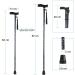 Foldable Walking Cane Portable Hand Walking Stic Walking Cane with Smooth Wood Handle Adjustable Walking Cane Folding Cane for Men & Women Collapsible Canes for Seniors Adjustable Cane Blue - Buy Online on GoSupps.com
