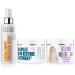 Purple Hair Mask For Blonde, Platinum, Bleached, Silver, Gray, Ash & Brassy Hair, BoldPlex 3 Bond Restore Treatment, and Volumizing Spray Bundle - Remove Yellow Tones and Condition Dry, Damaged Hair
