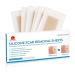 MT Healthy 6 Pcs Silicone Scar Removal Sheets (5.9 1.6) (3 Months Supply) Reusable Washable Silicone Scar Sheet Comfortable Painless Easy Removal for Hypertrophic Scars and Keloids