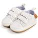 MK MATT KEELY Baby Girl First Walking Shoes | Anti-Slip Soft PU Leather Sneakers 12-18 Months | White Heart Design - Buy Online on GoSupps.com