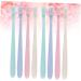 Buy Organic Charcoal Toothbrush Set - 16 Eco-Friendly Travel Toothbrushes with Caps - Household Care for Vegans - Buy Online on GoSupps.com