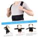 KALLORY Lumbar Support Belt for Women & Men - Posture Brace for Back Pain Relief - Adjustable Black Supportive Tape - Buy Online on GoSupps.com