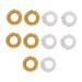 Safigle 10st finger massage ring acupressure massage ranges sensory finger toy tool toy spiked tape decompression ring wire made of carbon steel stress relief