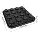 Portable AntiDrop Billiard Ball Holder Tray - 16 Holes for Snooker Pool Halls (Black) - Buy Online on GoSupps.com