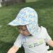 LACOFIA Baby Sun Protection Beach Hat for Toddler | Adjustable Flap Cap | Kids Summer Visor Cap 6-18 Months | Super Soft and Comfortable | A-Sunny - Buy Online on GoSupps.com