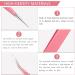 3-Piece Pink Eyelash Extension Tweezers Set | Stainless Steel Straight & Curved Pointed Tool for False Eyelashes | Perfect for Women & Girls - Buy Online on GoSupps.com