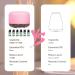 Acwoo 500ml Aroma Diffuser with 6 Fragrance Oils - LED Color Changing Auto-Off Humidifier for Home Yoga Office & Spa - Buy Online on GoSupps.com