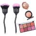 AKOAK Rose Makeup Brush - Soft Blush & Nail Cleaning Brush for Daily Use - Long Handle Delicate Fiber Bristles Ideal for Girls - Buy Online on GoSupps.com