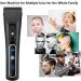 Professional Hair Clippers Set - Rechargeable Beard Trimmer & Precision Long Hair Trimmer for Men (Black) | LCD Display | International Shipping - Buy Online on GoSupps.com
