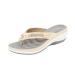Arch Support Flip Flops for Women Plantar Fasciitis Orthotic Flip Flop Soft Thong Sandals for Plantar Fasciitis Recovery Beige 7