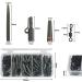 KLYNGTSK 120pcs Carp Fishing Accessories Set | Swivels & Lead Clips with Storage Box - International Shipping Available - Buy Online on GoSupps.com