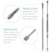 6 Pcs Ear Wax Removal Kit - Stainless Steel Ear Pick Set for Ear Cleaning - Buy Online on GoSupps.com