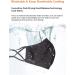 Washable Reusable Black Face Mask for Men Women Adults - Pack of 2 | Exercise & Outdoor Breathable Style-2 - Buy Online on GoSupps.com