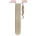 Ponytail Extension Wrap Around Hairpiece 32 Inch - Straight Sandy Blonde & Bleach Blonde | Clip in Ponytail Hair Extensions for Women - Buy Online on GoSupps.com