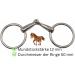 AMKA Pony Snaffle Bit | Loose Ring | 12mm Strength | 50mm Rings | Sizes 7.5 8.5 9.5 10.9 | International Shipping Available - Buy Online on GoSupps.com