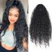 Curly Drawstring Ponytail Extension  Water Wave Ponytail Wig  Wavy Curly Ponytail Extension for Black Women  kanekalon Synthetic Hair  Curly Ponytail Extension  Drawstring Ponytail for Black Women 28 Inch Water-Ponytail-...
