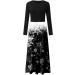 Women's Christmas Skirt & Elk Sweatshirt Dress - Hooded Jumper & Cartoon Pulli Top - Festive Holiday Fashion - Buy Online on GoSupps.com