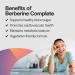 PureFormulas Berberine Complete | Enhanced Absorption Berberine Supplement 500mg 120 Vegetarian Capsules - Buy Online on GoSupps.com