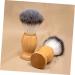 Minkissy Men's Shaving Brush Set - Portable Wooden Handle Razor Brush with Goat Hair Nylon Wool & Stainless Steel - 8 Pieces Ideal for Grooming - Buy Online on GoSupps.com