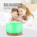 300ML Essential Oil Diffuser Remote Control Aromatherapy Humidifier with Adjustable Mist Mode, 7 LED Light Colors - Perfect for Bedroom, Office, Yoga, Spa - Yellow - Buy Online on GoSupps.com