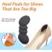 Buy Heel Pads for Oversized Shoes - 4 Pairs Anti-Slip Grips for Men & Women | Cushioned Inserts to Prevent Blisters & Heel Slipping - Black - Buy Online on GoSupps.com