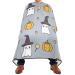 Waterproof Barber Cape -Halloween Ghost and Pumpkin Cheetah Haircut Bib for Men Unisex Hair Cutting Cape(8rp1a)