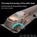 All-Metal Professional Hair Cutting Tool | Electric Clippers for Men s Beard & Hairstyle | Battery Display & Charger Base - Copper - Buy Online on GoSupps.com