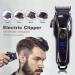 KouRy Cordless Haircutting & Trimming Kit - Rechargeable Clipper with Ceramic Blade & LED Display for Heads Beards & Body Grooming - International Shipping Available - Buy Online on GoSupps.com