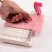 Vaessen Creative Trim Easy Mini Guillotine Cutter - 4x6 Trimmer for Paper, Cardstock, Foam, Felt & More - White/Pink - Buy Online on GoSupps.com
