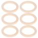 20 Pieces Natural Wooden Teething Rings | Unfinished Baby Toys | DIY Teether Circles (70mm) - Safe & Non-Toxic - Buy Online on GoSupps.com
