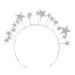 Beaupretty Star Headband Christmas Headband Rhinestone Glitter Star Headband Xmas Hair Accessories New Year Headband for Party Festival Holiday Birthday